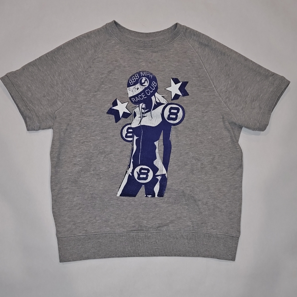 888 MPH VINTAGE S/S SWEATSHIRT - SIZE MEDIUM